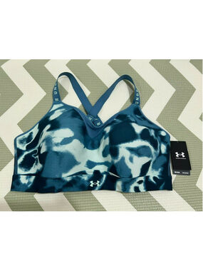 Under Armour Infinity High Printed Plus Size Sports Bra Womens Sz 1X NWT $65
